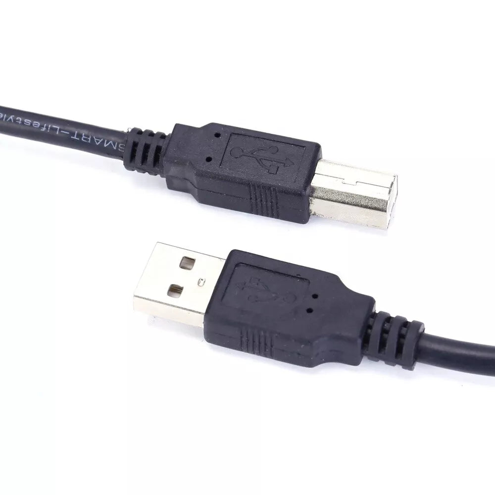 USB Printer Cable A B 2.0 Lead Wire For Zebra Hp Epson Canon Dymo Kodak