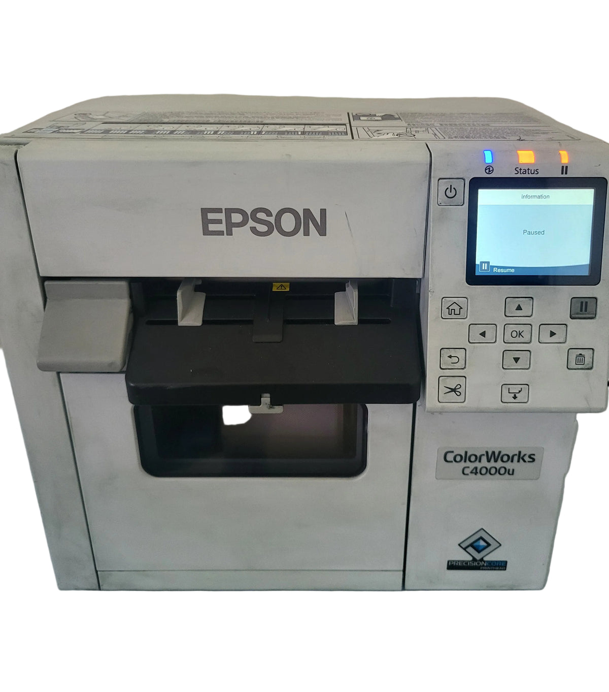 Epson ColorWorks C4000u Glossy Label Printer – Tested Working, Ink-Stained