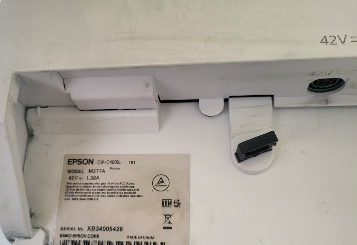 Epson ColorWorks C4000u Glossy Label Printer – Tested Working, Ink-Stained