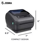 Zebra GK420D Wireless LAN USB Direct Thermal Desktop Label Printer 12mont Wty