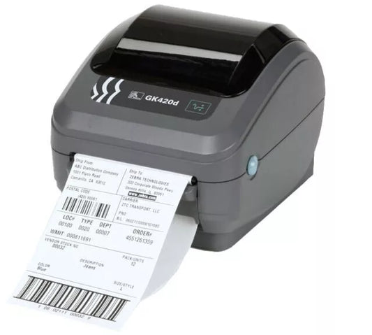 Zebra GK420D Direct Thermal Desktop Label Printer 12 months Warranty
